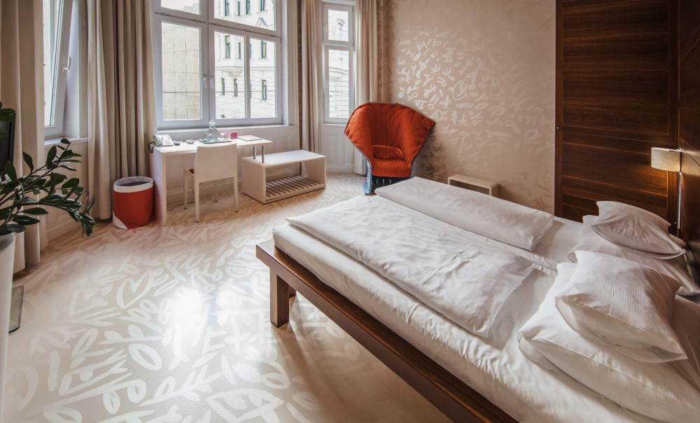 Standard Doppelzimmer im Hotel Rathaus Wien